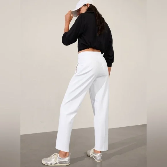 NWT Athleta Women’s Endless Bright White Pants size 8. - Picture 3 of 10
